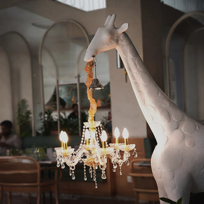Giraffe Chandelier Floor Lamp - Large