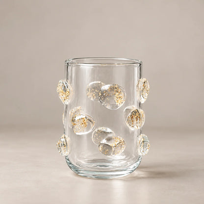 Pebble Luxe vase pair w/ roses, marble console