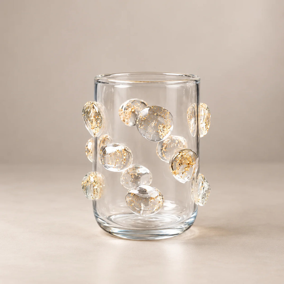 Pebble Luxe vase pair w/ roses, marble console