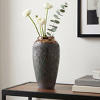 Green Charcoal Ceramic Vase