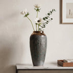 Green Charcoal Ceramic Vase