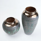 Green Charcoal Ceramic Vase