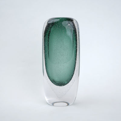 Green Glass Vase