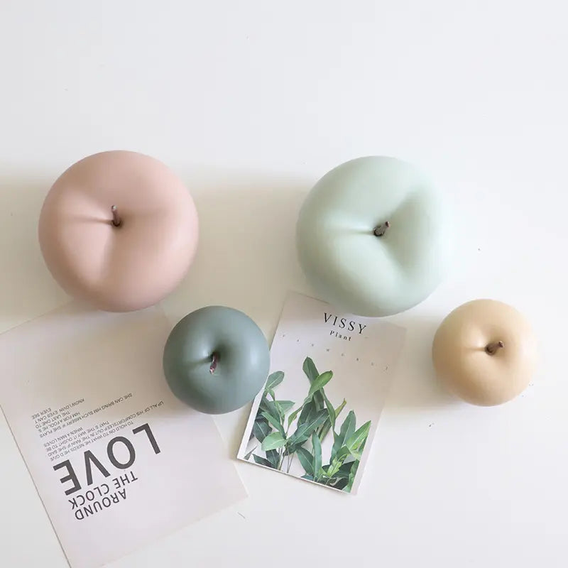 Ceramic Apple Figurines