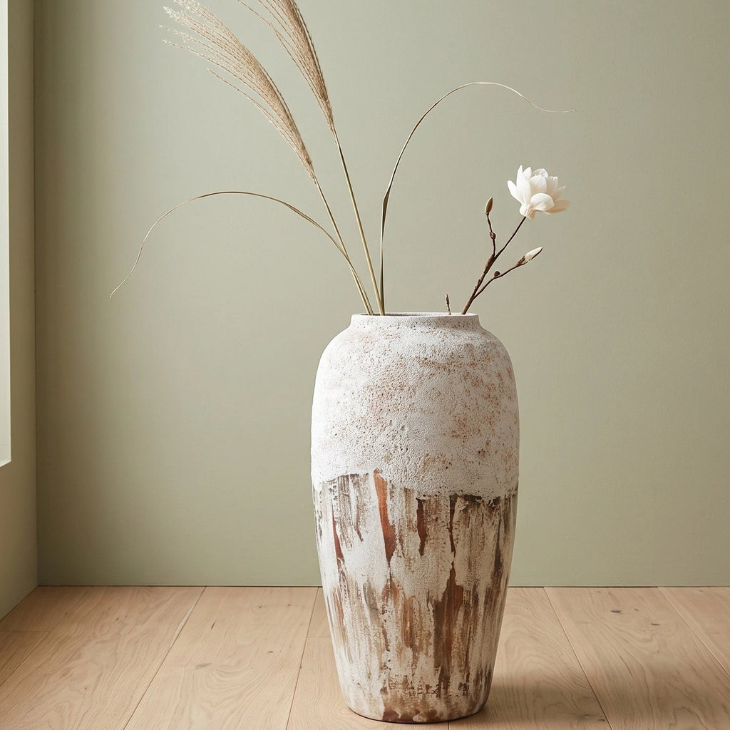 Heritage Bloom Ceramic Vase