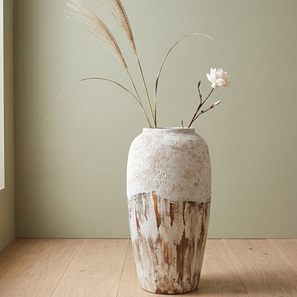 Heritage Bloom Ceramic Vase