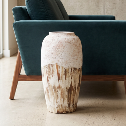 Heritage Bloom Ceramic Vase