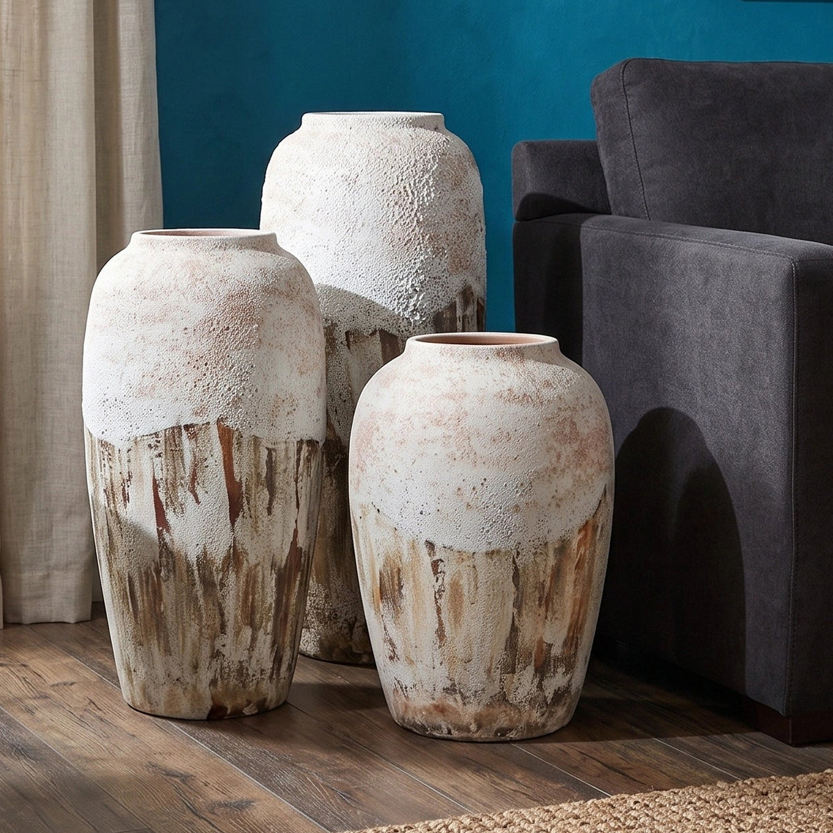 Heritage Bloom Ceramic Vase