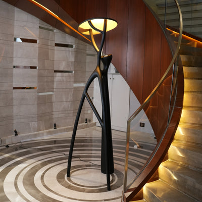 Intertwined Floor Sculpture Lamp