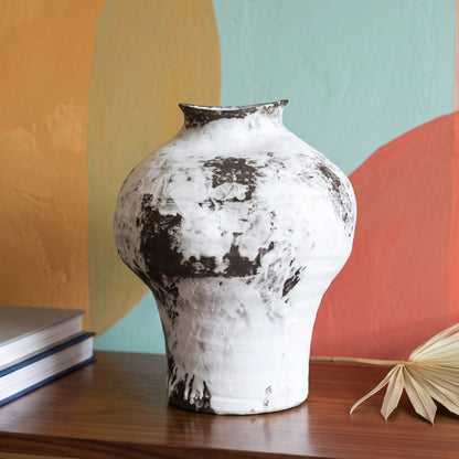 Ivory Ash Ceramic Vase