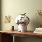 Ivory Ash Ceramic Vase