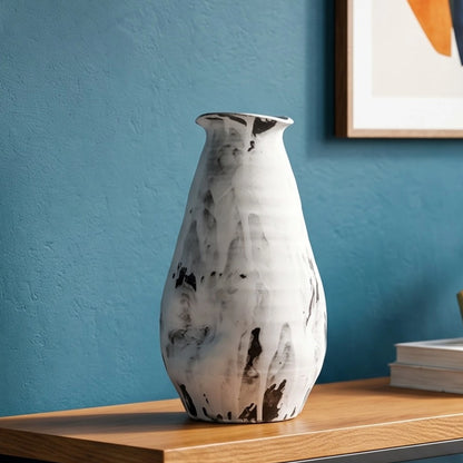 Ivory Ash Ceramic Vase