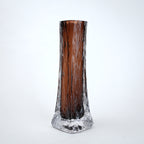 Mocha Glow tall vase, side angle studio