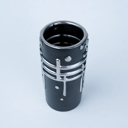 Modern Grid Relief Vase