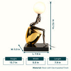 Noir Figure Table Lamp