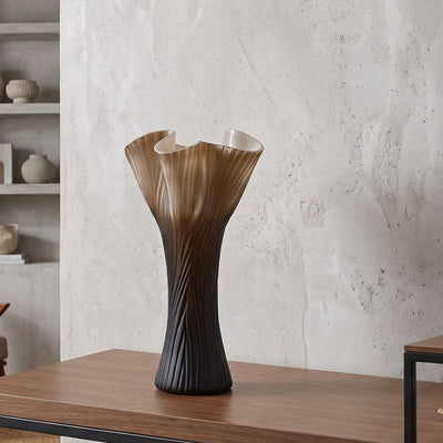 Ombre Flow Glass Vase