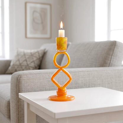 Orbit Glass Candle Holder