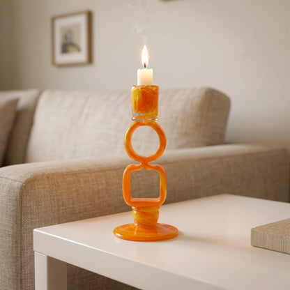 Orbit Glass Candle Holder