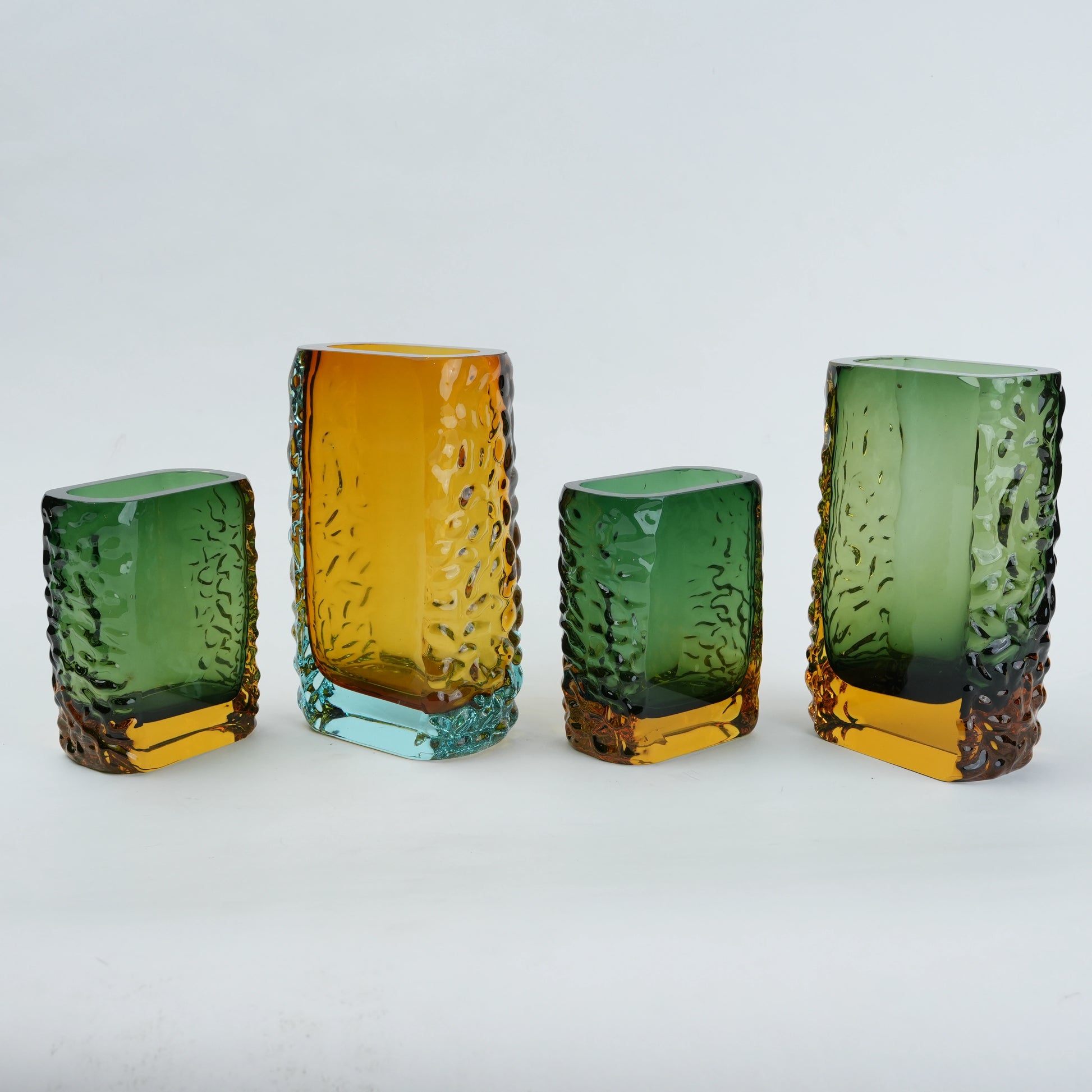 Prism block vase grouping scale comparison
