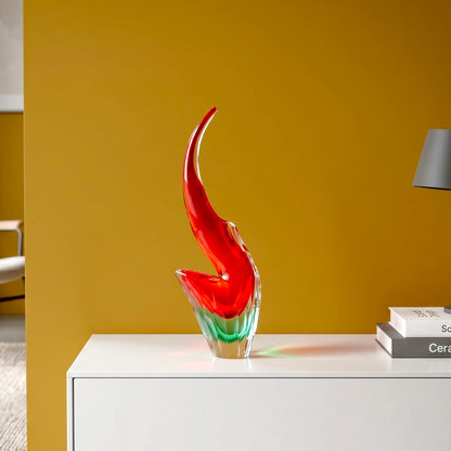 Prism Curve Glass Vase
