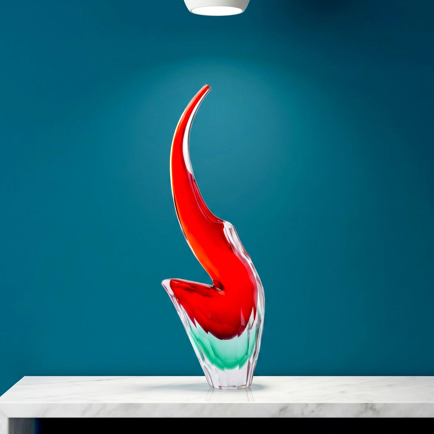 Prism Curve Glass Vase