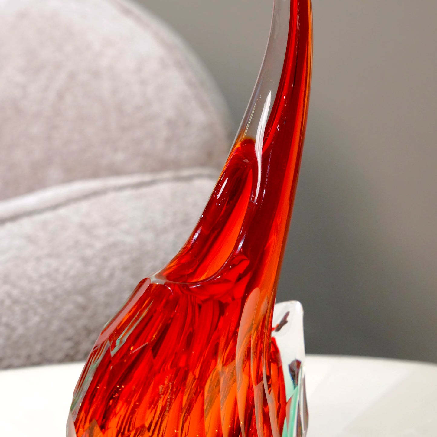 Prism Curve Glass Vase