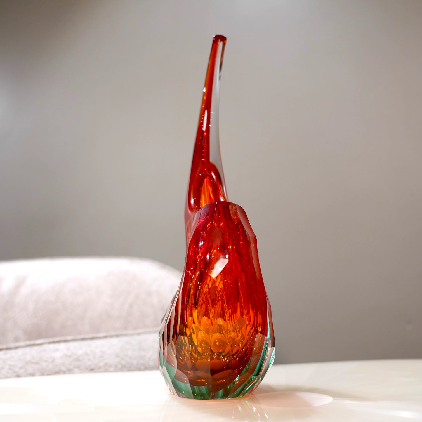 Prism Curve Glass Vase