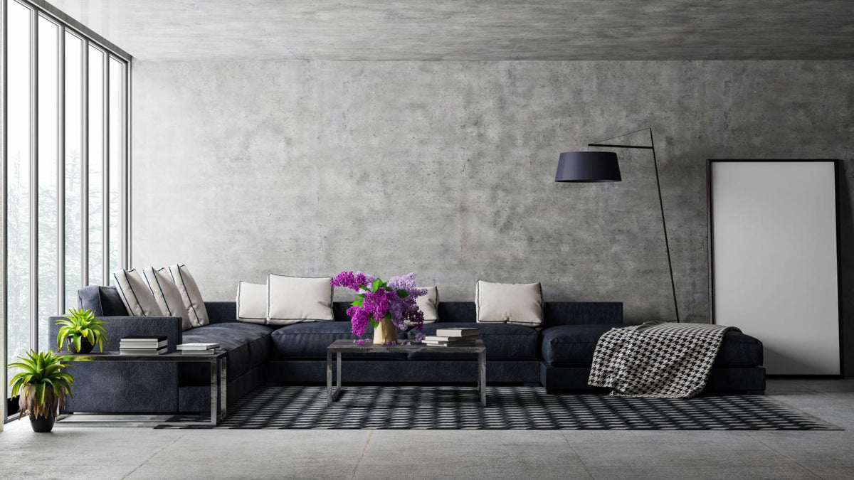 Luxury decorative accents styled in a warm modern contemporary interior