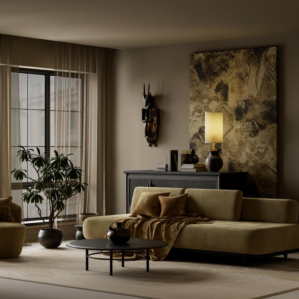 Luxury decor craftsmanship detail with premium materials and textures