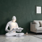 Reading Glow lamp in green-wall living room