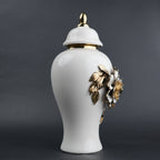 Regal Bloom Jar medium size styled tabletop decor