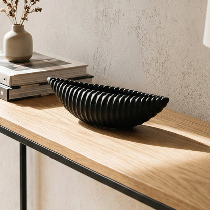 Modern neutral decorative object for contemporary home styling