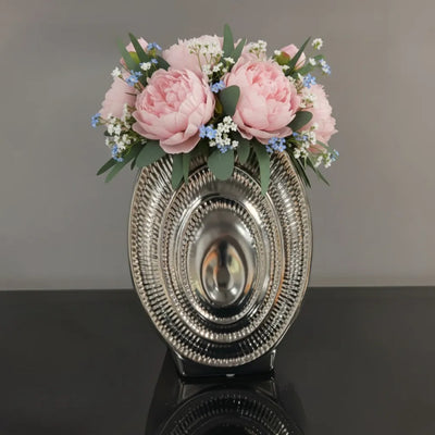 Ripple Oval Vase