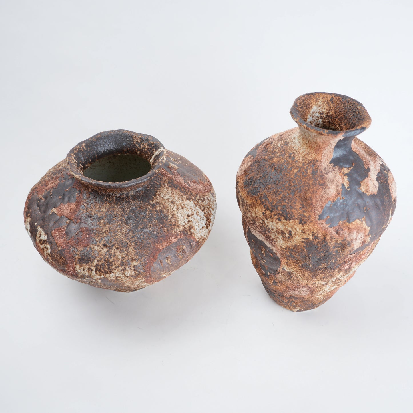 decorative rust ceramic vase for living room