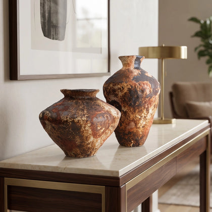 Rust Earth Ceramic Vase
