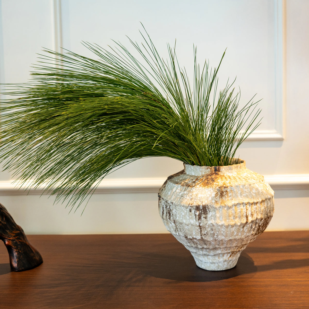 Rust Patina Ceramic Vase