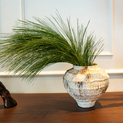Rust Patina Ceramic Vase