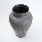 ash brown decorative ceramic vase for living room