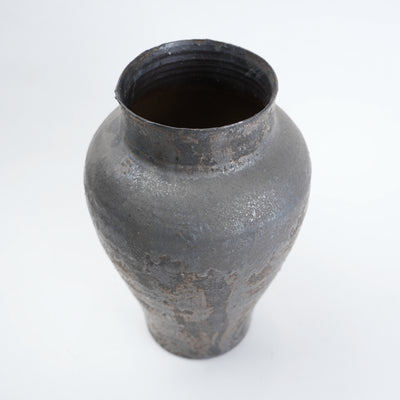 Rustic Ash Ceramic Vase