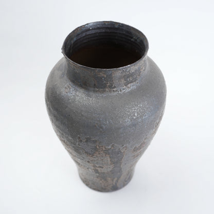 ash brown decorative ceramic vase for living room