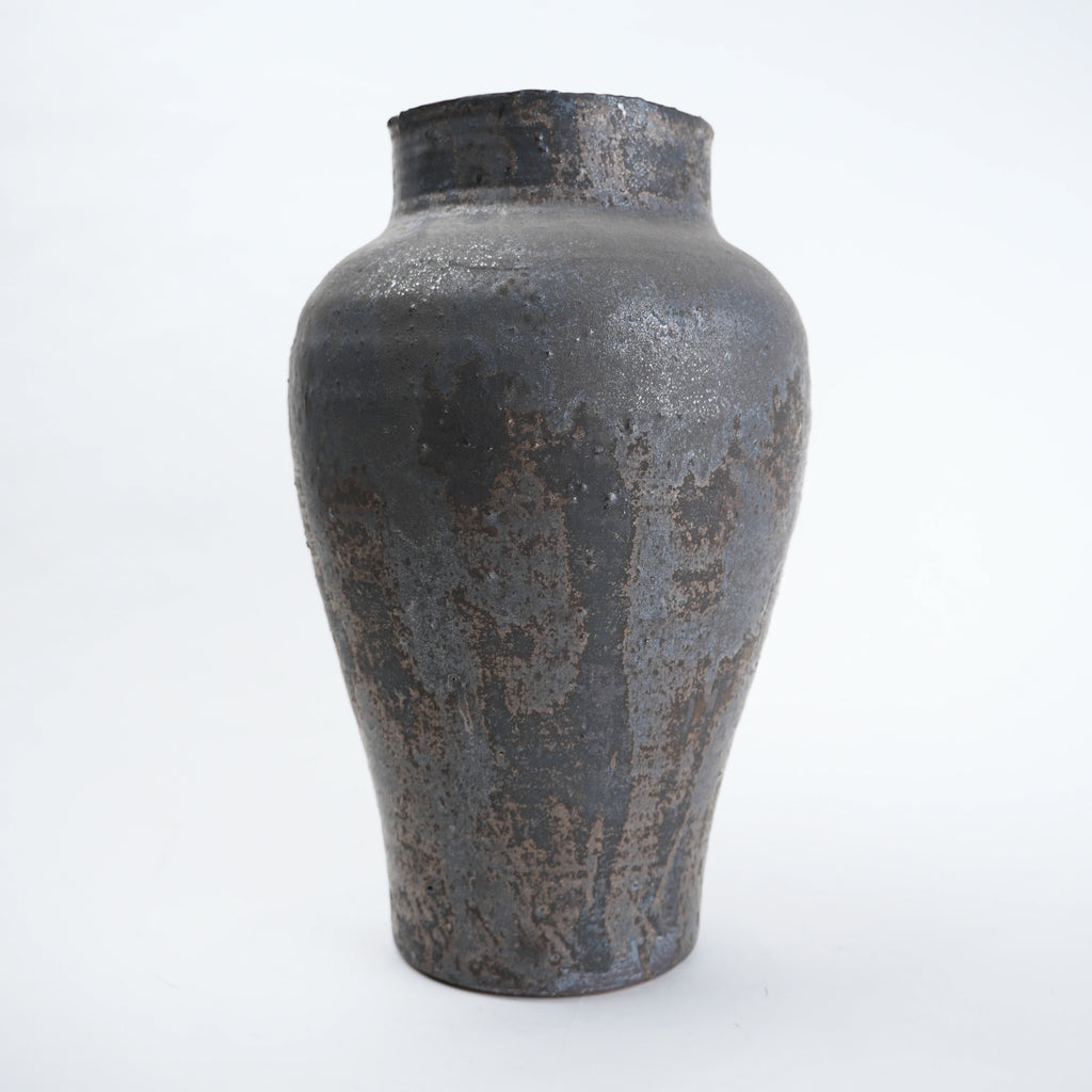 ash brown decorative ceramic vase for living room