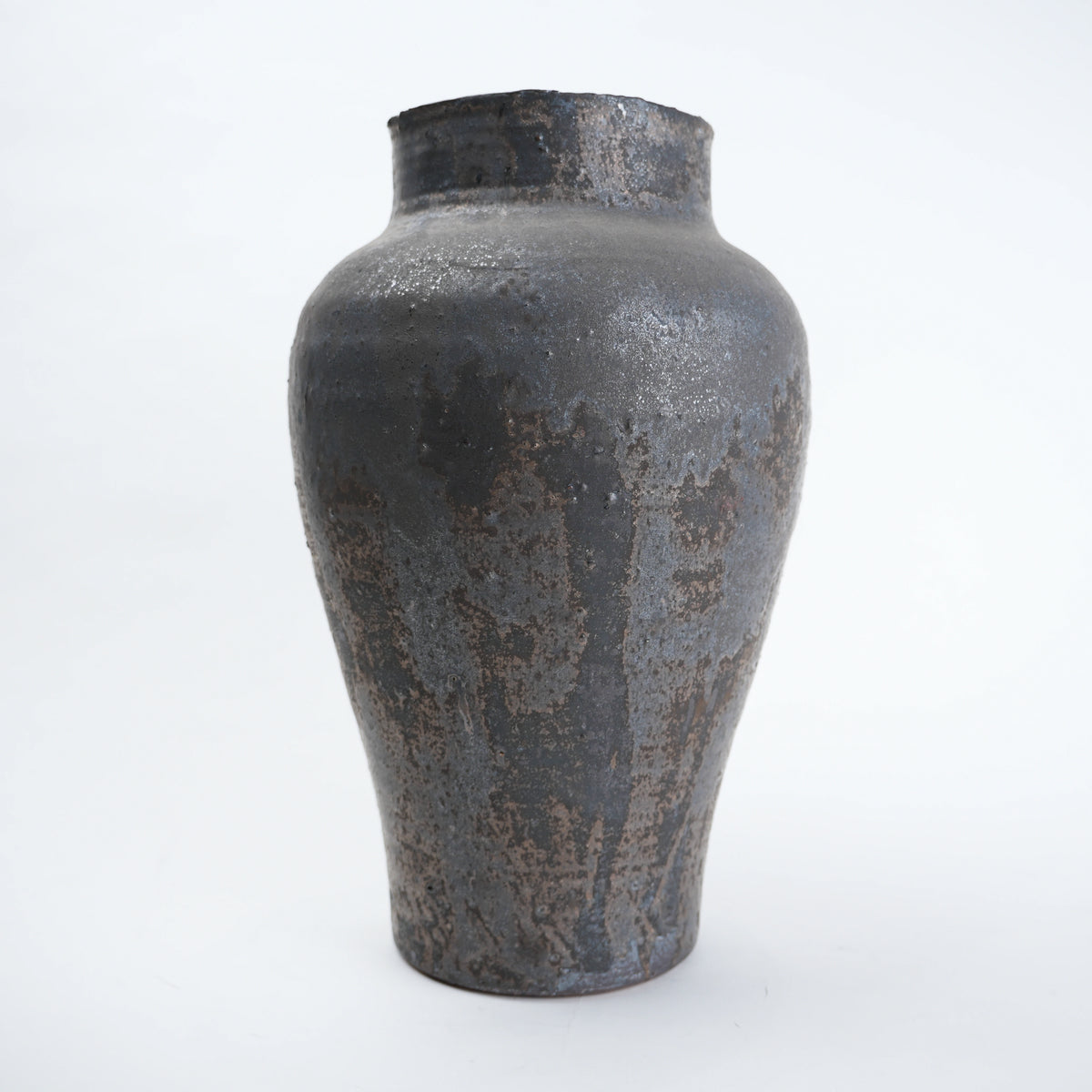 ash brown decorative ceramic vase for living room