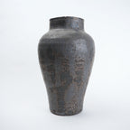 ash brown decorative ceramic vase for living room
