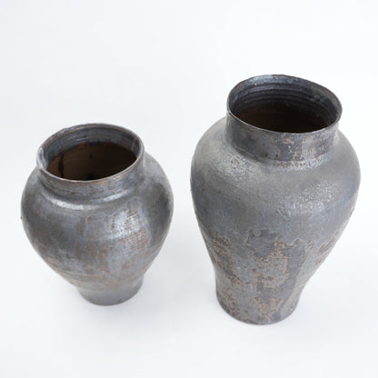 Rustic Ash Ceramic Vase