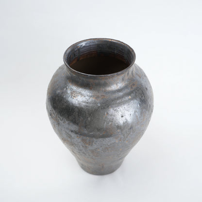 ash brown decorative ceramic vase for living room