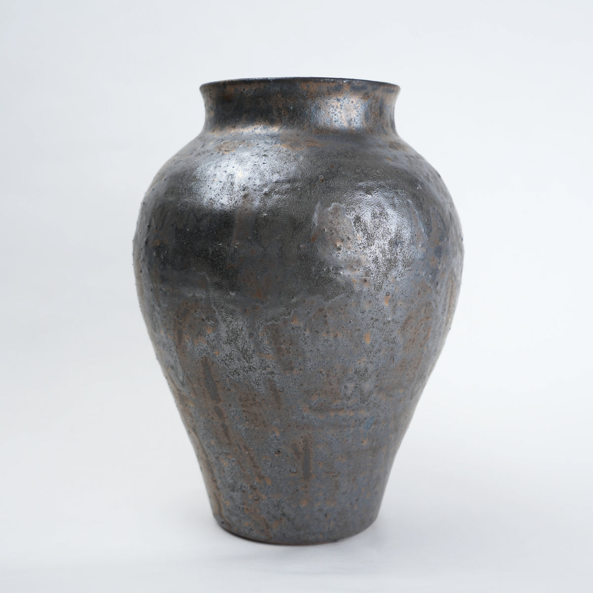 ash brown decorative ceramic vase for living room