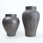 ash brown decorative ceramic vase for living room