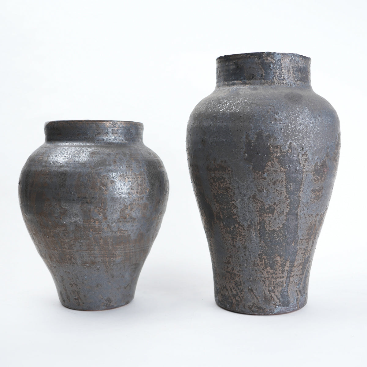 ash brown decorative ceramic vase for living room