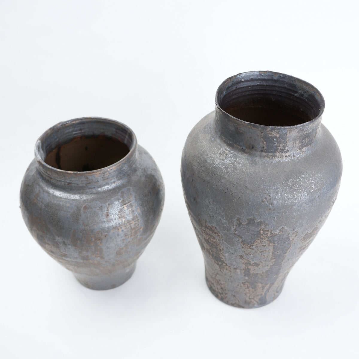 ash brown decorative ceramic vase for living room