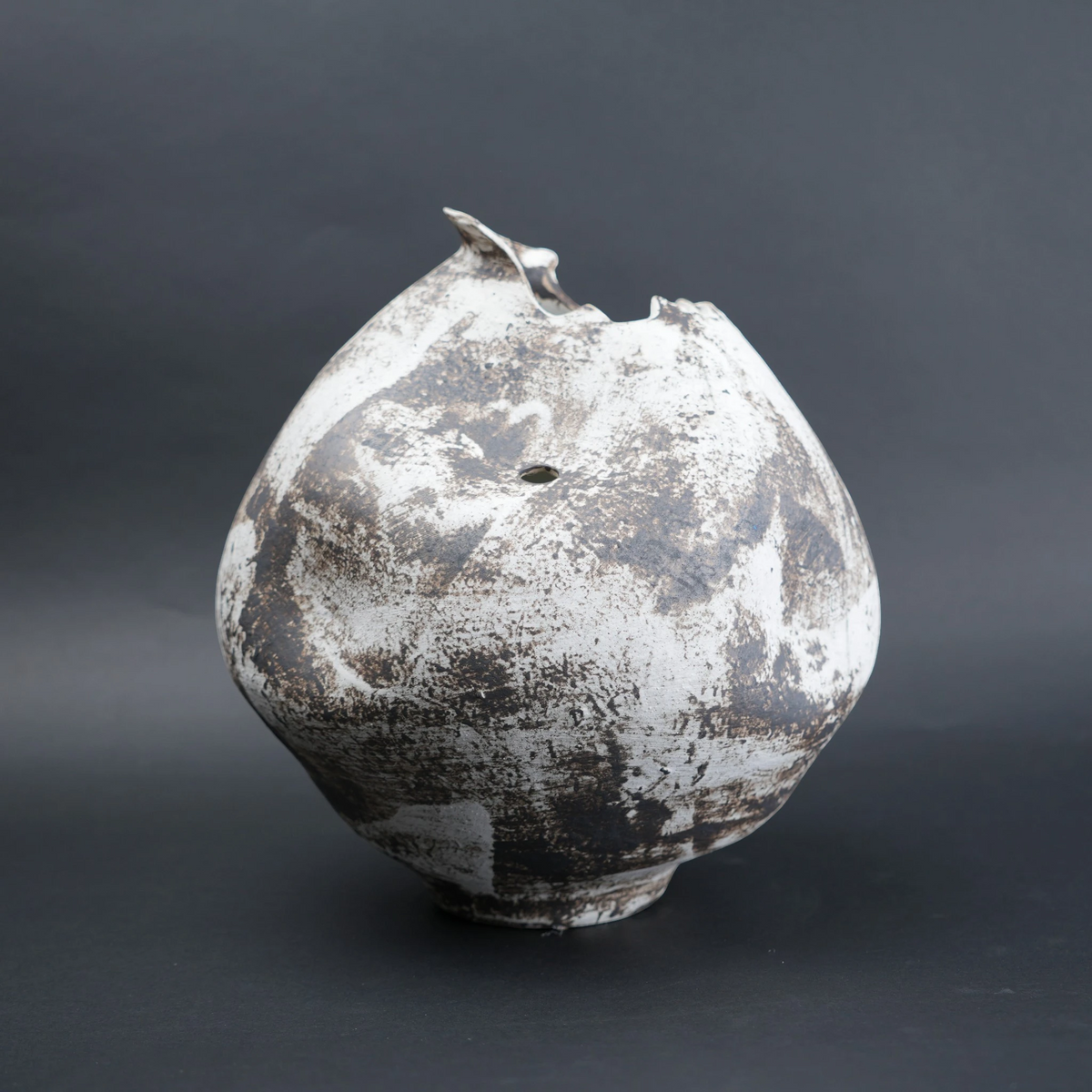 ceramic rusty earth vase